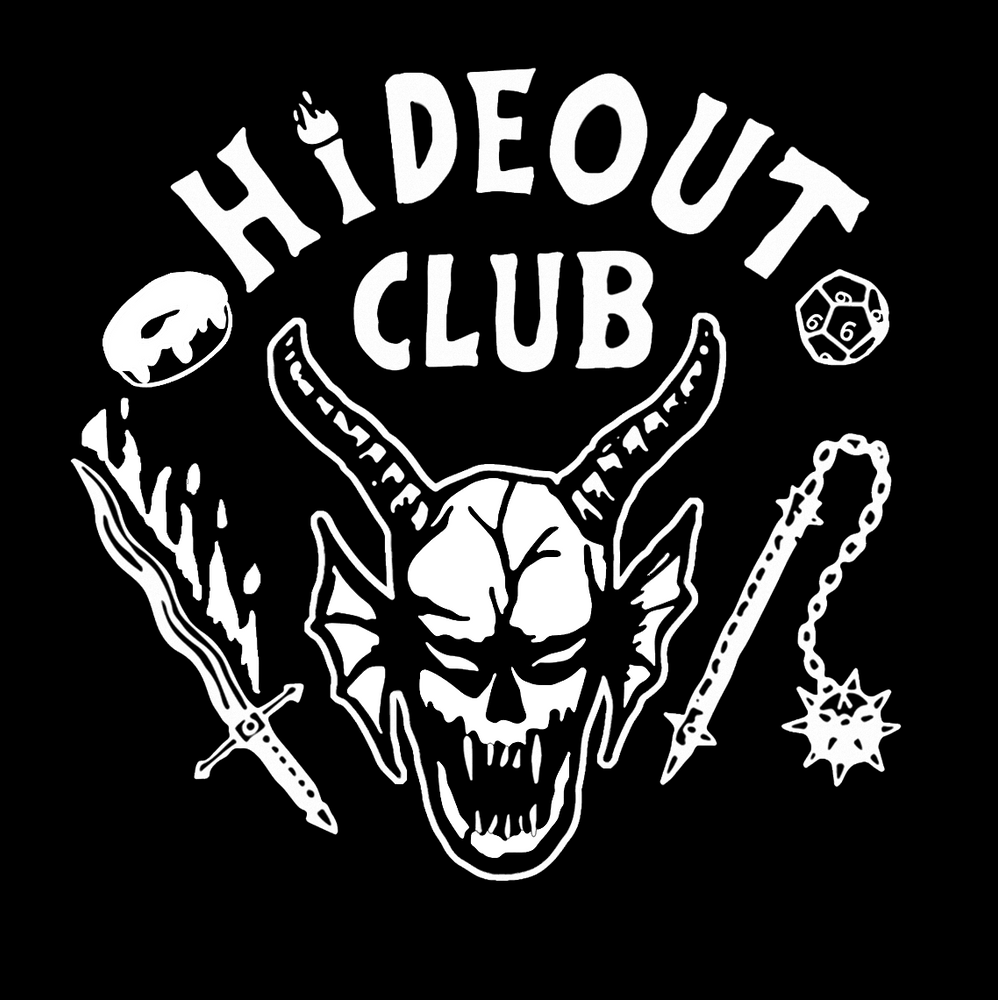 Hideout Club Tee Black