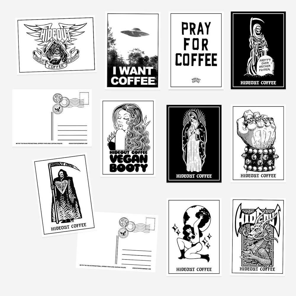 Hideout Postcard 10 pack