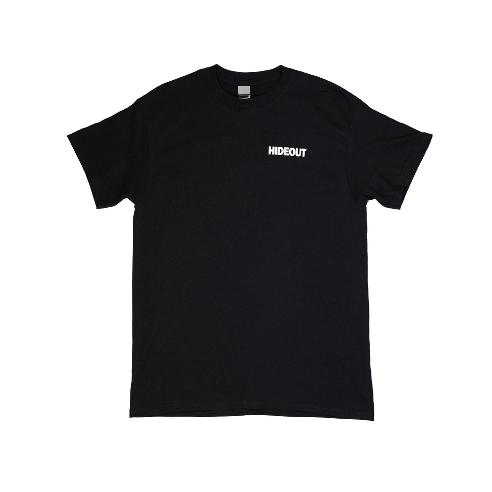 Hideout Coffee Ramones T-Shirt in Black - Front