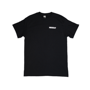 
                
                    Load image into Gallery viewer, Hideout Coffee Ramones T-Shirt in Black - Front
                
            